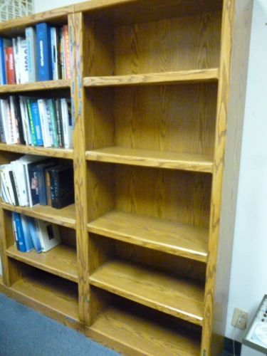 Set of Three (3) Book Cabinets with 5 (Five) Shelves Each Fair Condition (C110)