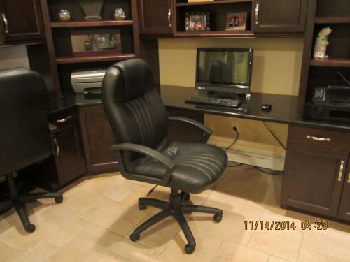 rolling leather desk chair