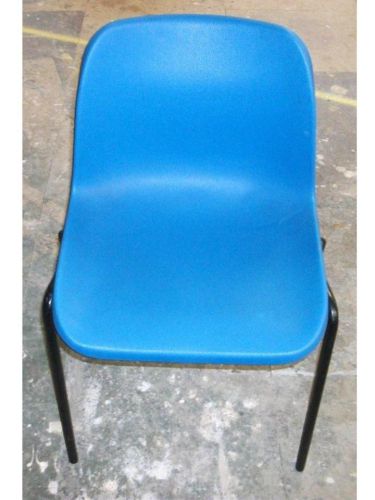 BLUE POLY PLASTIC STACKING CHAIRS X23 AVAILABLE