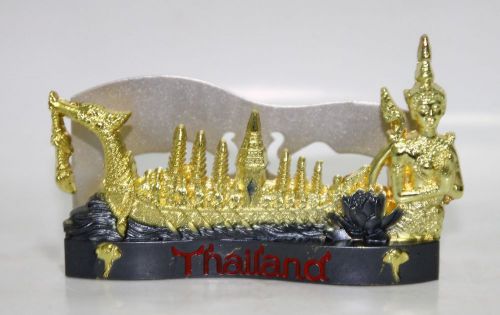 Thai Golden Swan (The Royal Barge Suphannahong) Card Place Holder for Souvenir