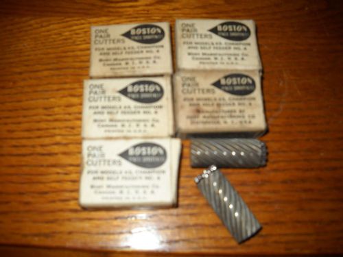 5 Pair Boston Replacement Cutters for KS Champion Sharpener &amp; Self Feeder No. 4