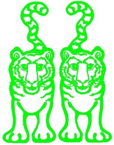 30 Custom Green Tiger Art Personalized Address Labels
