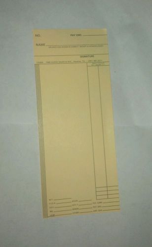 AMANO C-3000, Computer Time Card, PK1000