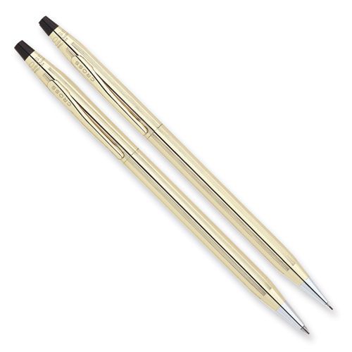 Classic Century 10k Gold-filled Ball-Point Pen &amp; 0.7mm Pencil Set