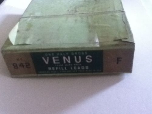 Venus Pencil Refill &#034;F&#034; Lead. This Is An Original Full Box With 12 Packs Of 6.