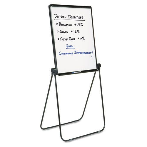 Quartet Ultima Presentation Dry Erase Easel, 27 x 34, Black Frame - QRT101EL