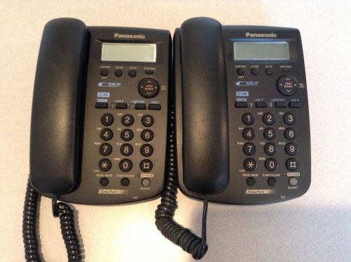 Lot of 2 Panasonic KX-TSC14B Commercial Phones