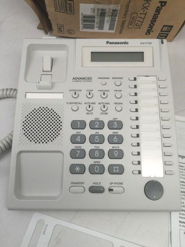 PANASONIC KX-T7731 WHITE LCD Proprietary Telephone