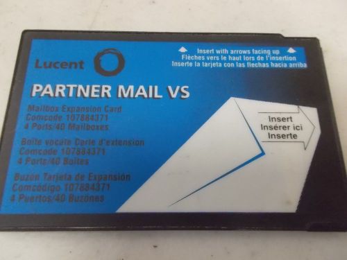 Partner Mail VS 4 PortExpansion Avaya AT&amp;T ACS Lucent PCMCIA card 107884371 8974