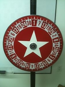 24&#034; 30 number prize wheel for sale