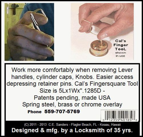 Calslock. Locksmith Tool.Remove Locks more easily.