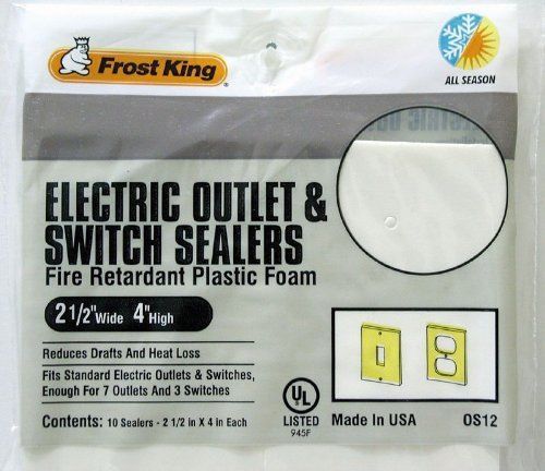 Frost King OSS2 Outlet and Switch Sealer