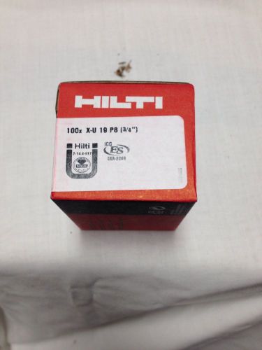 Hilti 100X X-U 19 P8 237331 New 7613023392484 Concrete Nail LOT SALE OF 400
