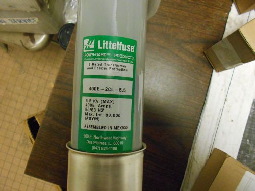 NEW LITTELFUSE E RATED TRANSFORMER AND FEEDER PROTECTION 400E-2CL-5.5