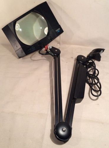 AVEN 26505-ESL Magnifier Work Shop Light, LED, Black Clamp On Repair Lamp