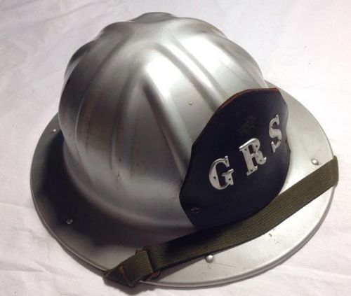 Vintage B. F. McDonald Co Los Angeles ALUMINUM Hard Hat GRS railroad?