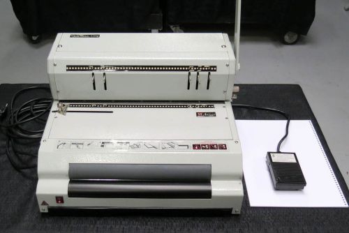Akiles coilmac-eci 41 binding machine 4:1 coil electric inserter for sale