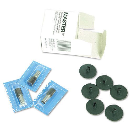 Master MP80 Replacement Kit, Three-Drill Style Punches, Six Cutting Disks