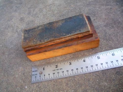 ANTIQUE LETTERPRESS PLANER #3 VARNISHED MAPLE ABOUT 5 INCHES LONG ORDINARY PLANE