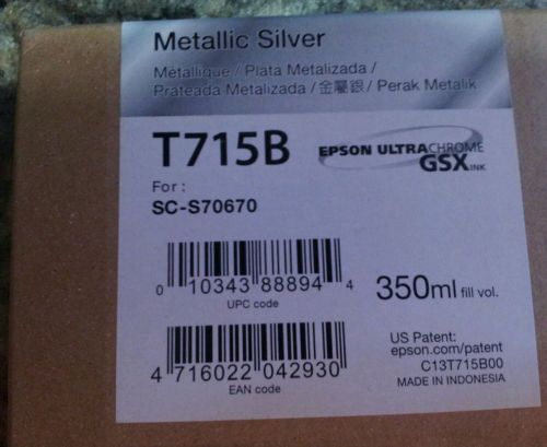Epson Ink metallic silver t715b