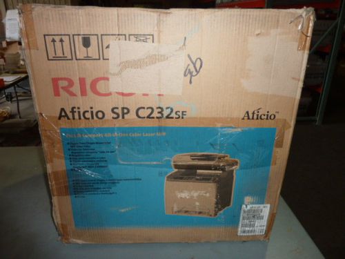 new with ugly box Aficio SP C232SF Laser Printer spc232sf copier