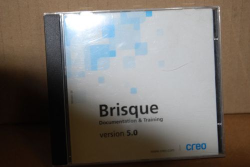 Creo Brisque Version 5.0 Documentation &amp; Training Disk Excellent Condition!!