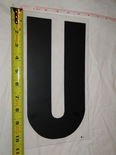 Replacement Plastic Letter for Outdoor Marquee Portable Sign Plastic 11 inch &#034;U&#034;