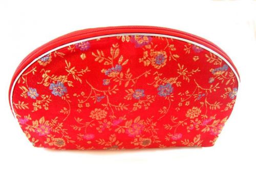 1 Set 5 Pcs Matching  Chinese  Pouch, for Cosmetic, Coin &amp; Jewelry, Fancy Red