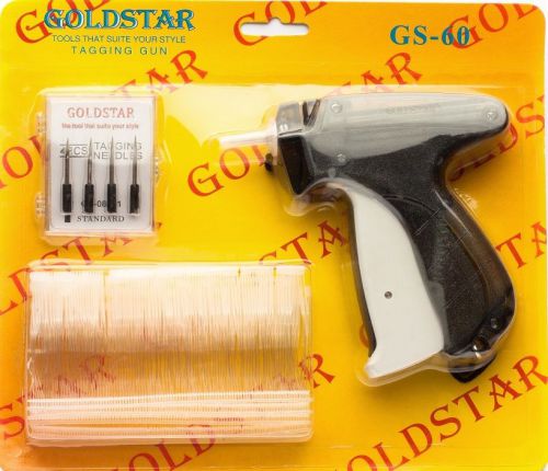 Garment Price Label Tag  TAGGING GUN KIT 1 gun + 5 needle + 500 2&#034; STD FASTENERS
