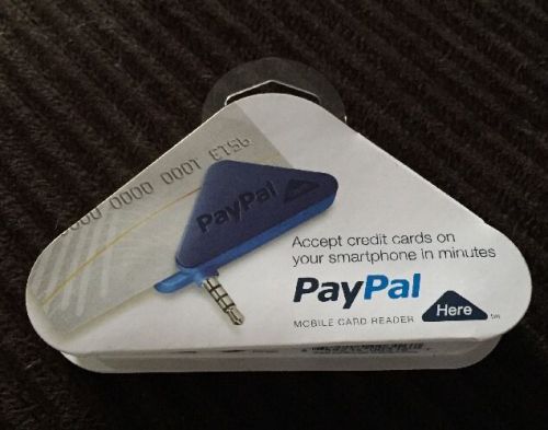 PayPal Here Mobile Card Reader - 3.5mm Jack Connection for iPhone &amp; Android NEW