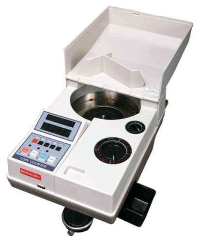 SEMACON S-120 PORTABLE ELECTRIC COIN COUNTER W/ BATCHING/PACKAGING/OFFSORTER