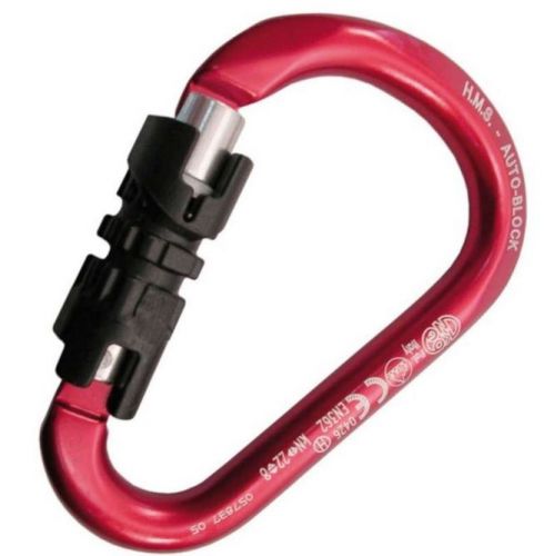 Tree Climbers HMS Pear-Shape Carabiner,Tensile Strength 4,940 LBS,Triple Lock