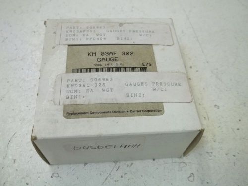 ASHCROFT KM03AF302 GAUGE -100-400 PSI *NEW IN A BOX*