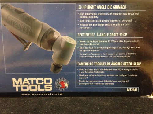 Matco Tools Right Angle Die Grinder MT2883