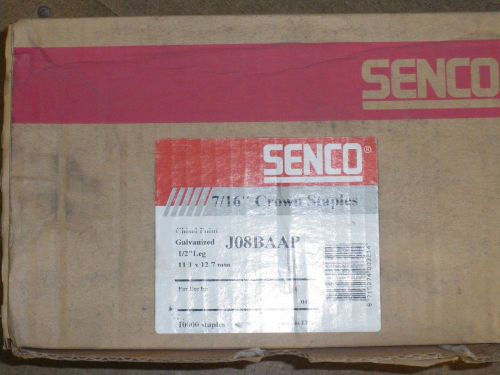 SENCO JO8BAAP STAPLES 12mm LEG LENGTH  10,000 PER BOX