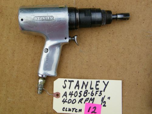 STANLEY - PISTOL WRENCH 1/2&#034; DRIVE. PNEUMATIC -A40SB-6F3, 400 RPM, USED