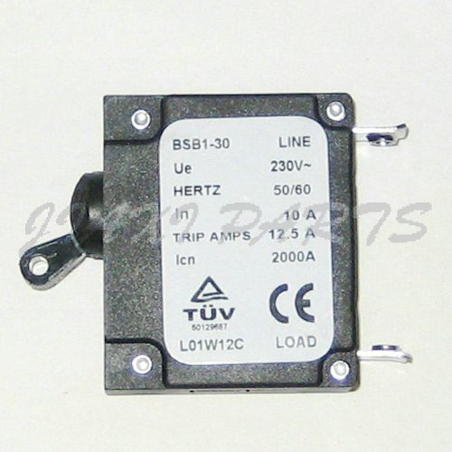 10 amp 10a circuit breaker for generator bsb1-30 baishibao bsb 12.5a trip amps for sale