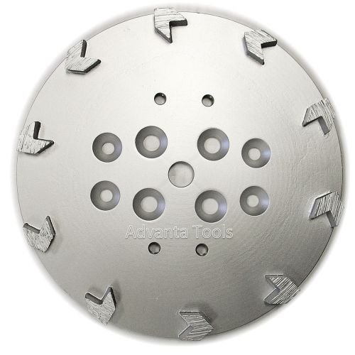 10” Diamond Grinding Disc Head for Edco Blastrac Grinders - 10 Arrow Segments