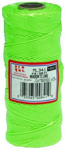 The Premier Line Mason Line 500 Foot Fluorescent Green Braided Nylon Ml341