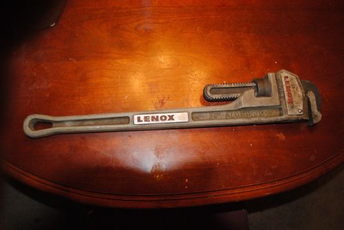 Lenox straight pipe wrench,aluminum,24&#034; length for sale