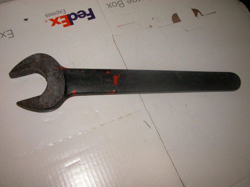 TOOL LARGE 2 1/4 INCH OPEN END WRENCH PROTO USA FD 1 INCH THICK AND 20 INCH LONG