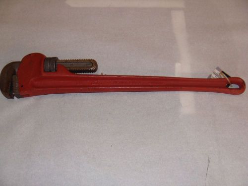 WHEELER REX 24&#034; PIPE WRENCH HEAVY DUTY TOOL USED