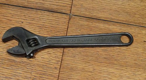 VINTAGE CRESCENT ADJUSTABLE 10&#034; WRENCH JAMESTOWN NY Droped Forged Steel, USA