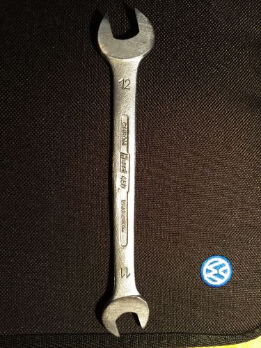 11mm-12mm HAZET 450 Chrom-Vanadium open end Wrench, used in early 356 Porsche&#039;s