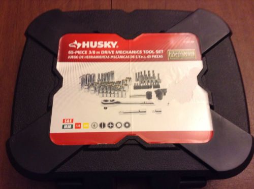 Husky 65 piece 3/8 drive mechanics Tool set NEW