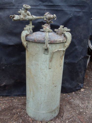 Binks 15 gallon? pressure pot with mixing pads and regulator for sale