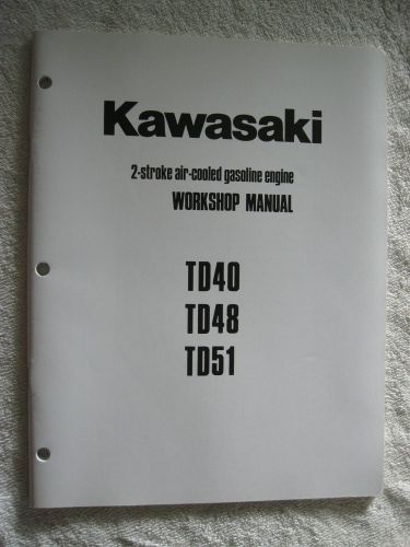 KAWASAKI TD40, TD48, TD51 GAS ENGINE WORKSHOP SERVICE REPAIR MANUAL
