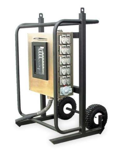 Cep 6210dc 3 phase distribution cart direct wire input 10/5-20r, 2/l6-30r for sale