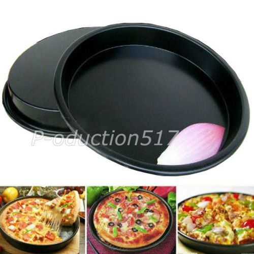 Non Stick Pizza Baking Pan Bakeware 8&#034; Deep Dish High Quality Kitchen Tool New