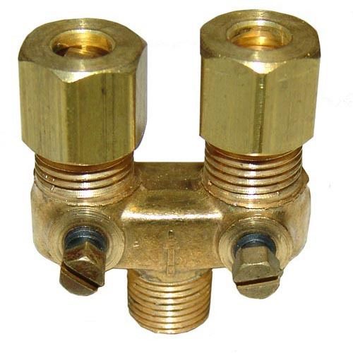 Double Pilot Valve 3/16&#034; Tubing, 1/8&#034; Pipe